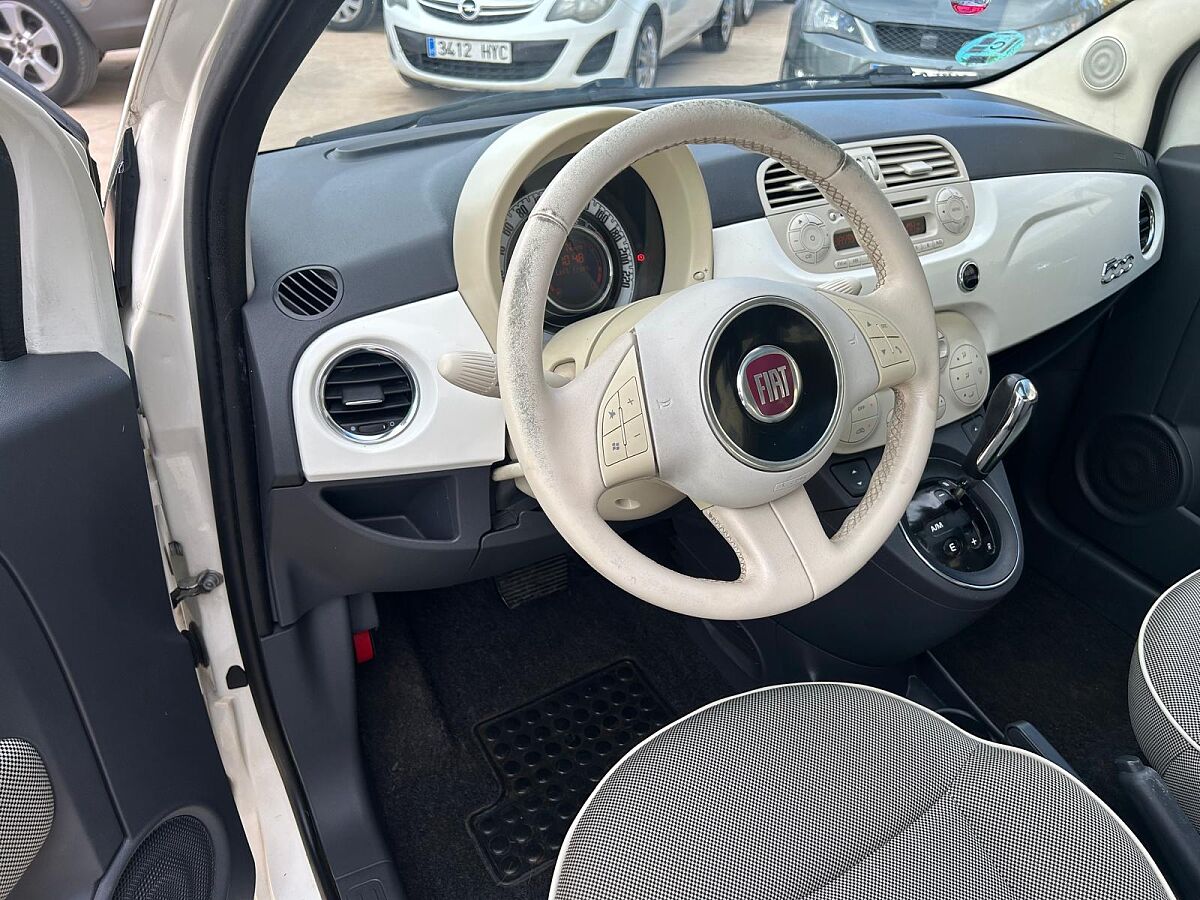 FIAT 500 LOUNGE 1.2 AUTO SPANISH LHD IN SPAIN 106000 MILES SUPERB 2010